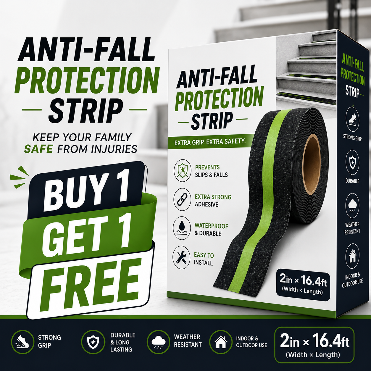 Anti-Fall Protection Strips